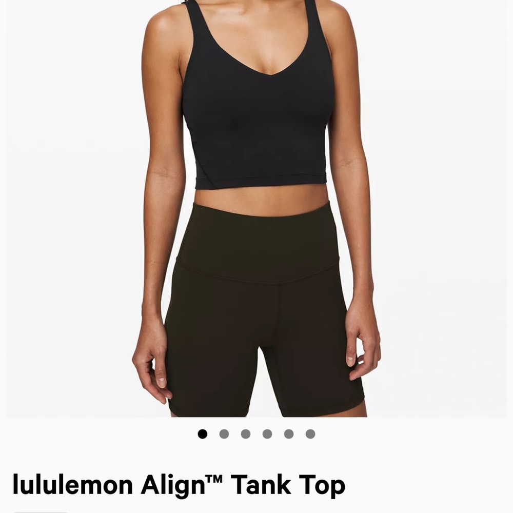 Lululemon Black Align Tank Top